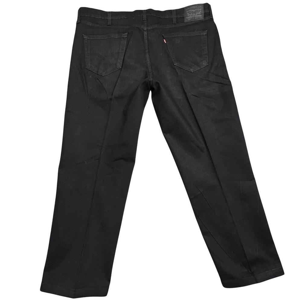 Levis 541 Black Denim‎ Jeans Men's Tag Size 44x32 (Actual 46in. x 29in.) Clean!